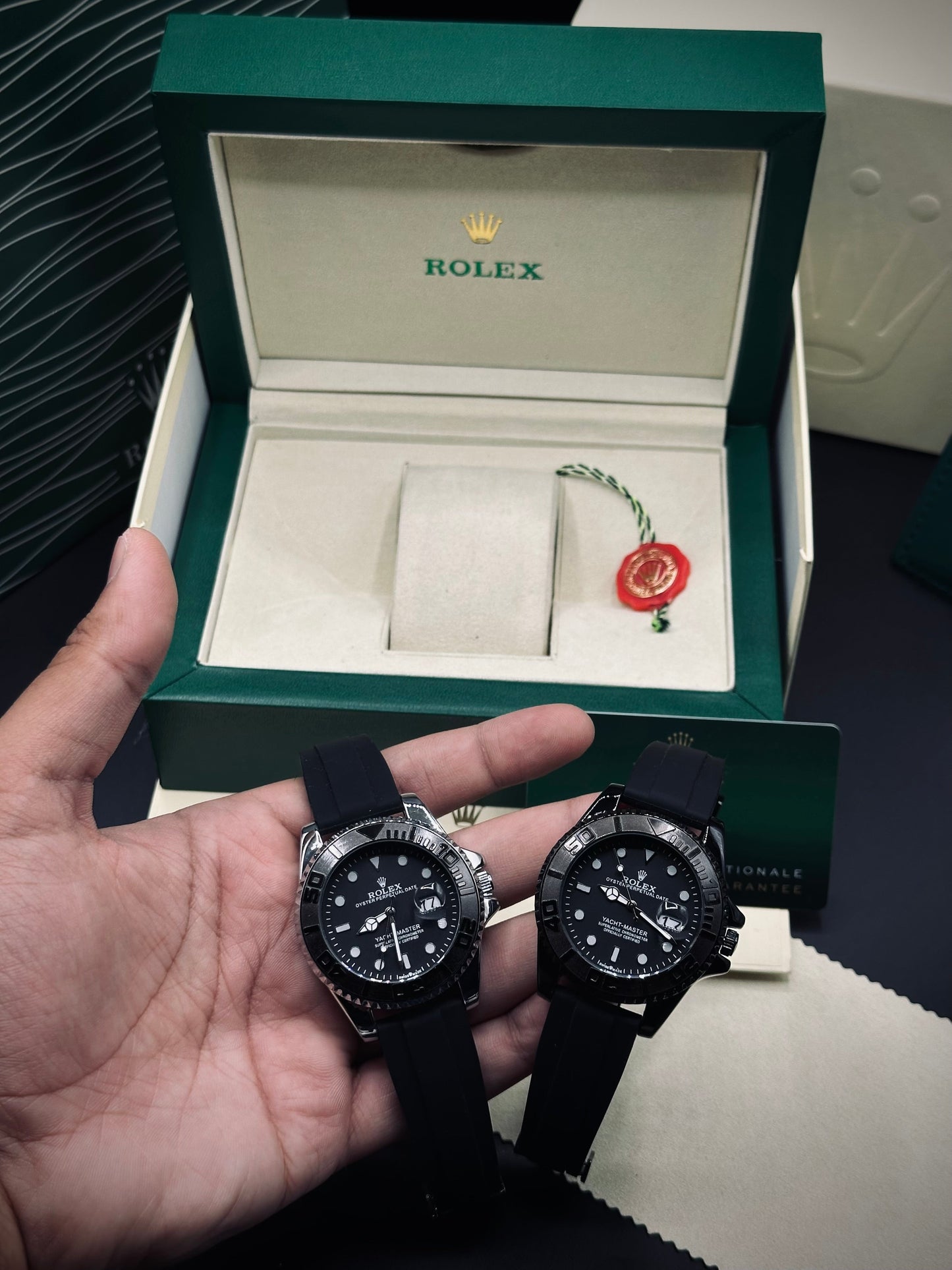 Rollex Yacht Master with Silicon Strap